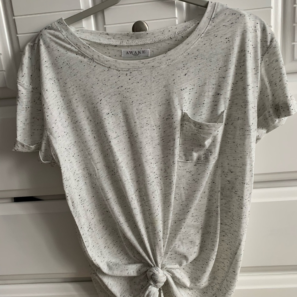 comfy tie front tee!